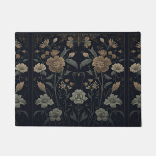 Tapete William Morris Arte Nova Estética Escura floral