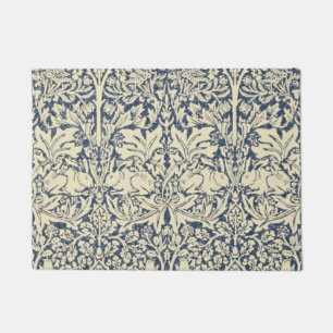 Tapete William Morris, cinza Azul, padrão, art nouveau,