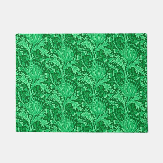 Tapete William Morris Damask, Emerald Green (Frente)