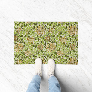 Tapete William Morris Flor de Madressilva Verde