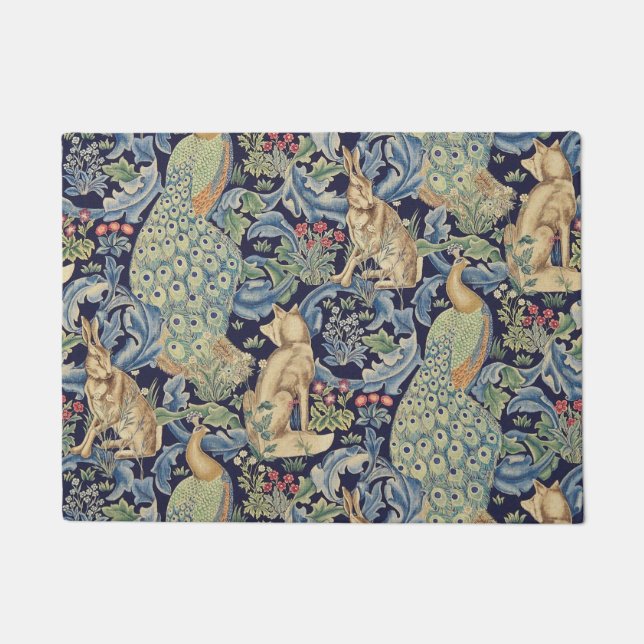 Tapete William Morris Forest Rabbit (Frente)