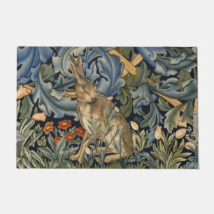 Tapete William Morris Forest Rabbit Floral Art Nouveau