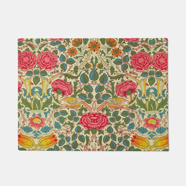 Tapete William Morris Rosa Floral Chintz Rosa (Frente)