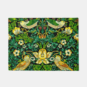 Tapete William Morris Strawberry Thef Green And Orange