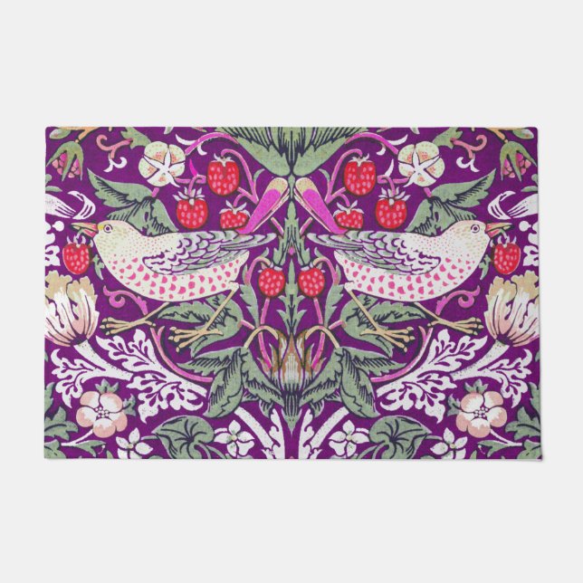 Tapete William Morris Strawberry Thef Welcome (Frente)