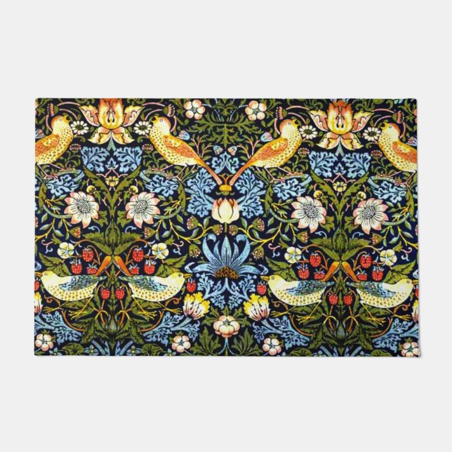 Tapete William Morris, Strawberry Thief, (Frente)