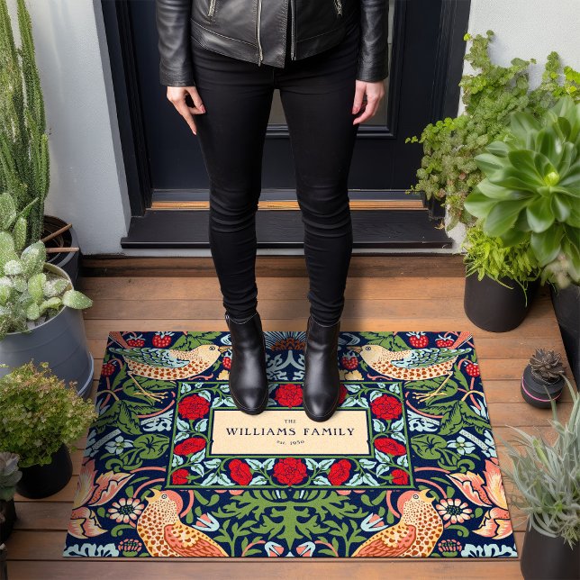 Tapete William Morris Strawberry Thief Doormat (Criador carregado)