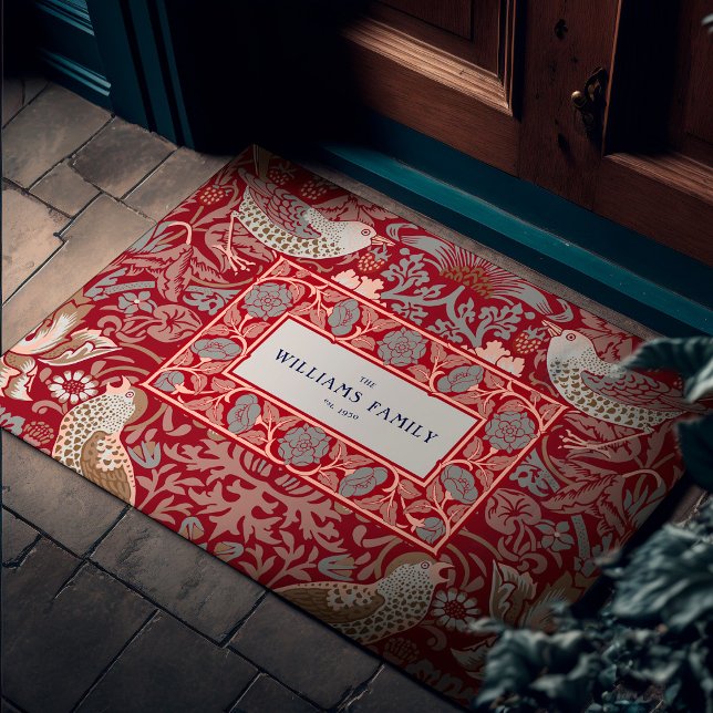 Tapete William Morris Strawberry Thief Doormat (Criador carregado)