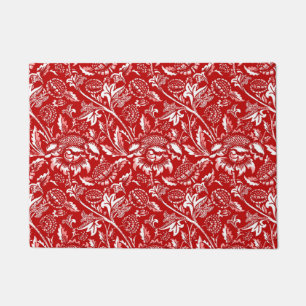 Tapete William Morris Sunflower, Deep Red e White