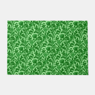 Tapete William Morris Thistle Damask, Emerald Green