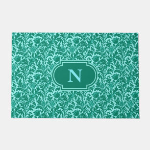 Tapete William Morris Thistle Damask, Turquoise e Aqua