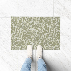 Tapete William Morris Thistle Sage - Padrão Verde