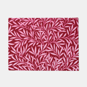 Tapete William Morris Willow Pattern, Borgonha e Rosa