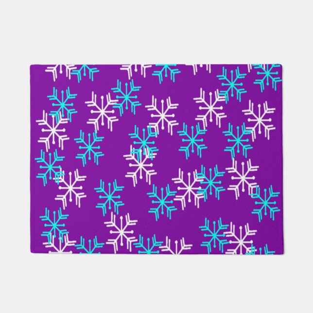 Tapete Wintry Snowflakes (Frente)