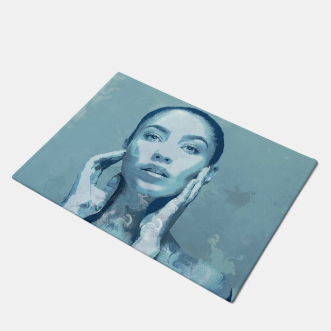 Tapete "Woman in Blue" (Inclinado)