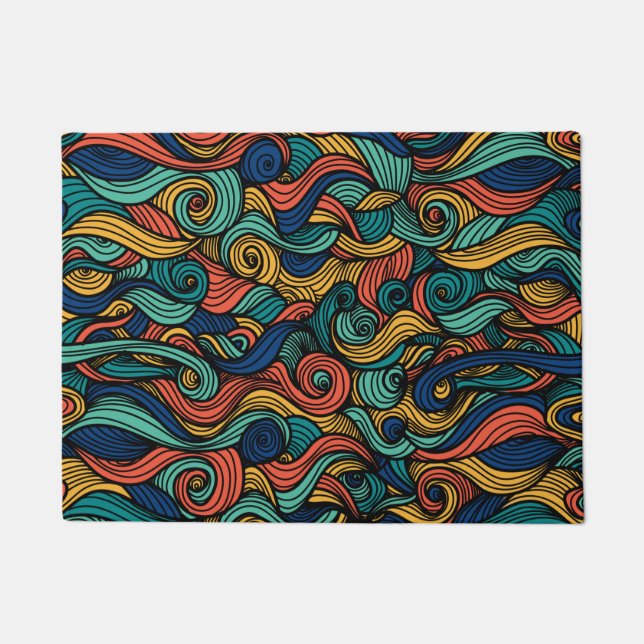 Tapete Wool Topped paisley (Frente)