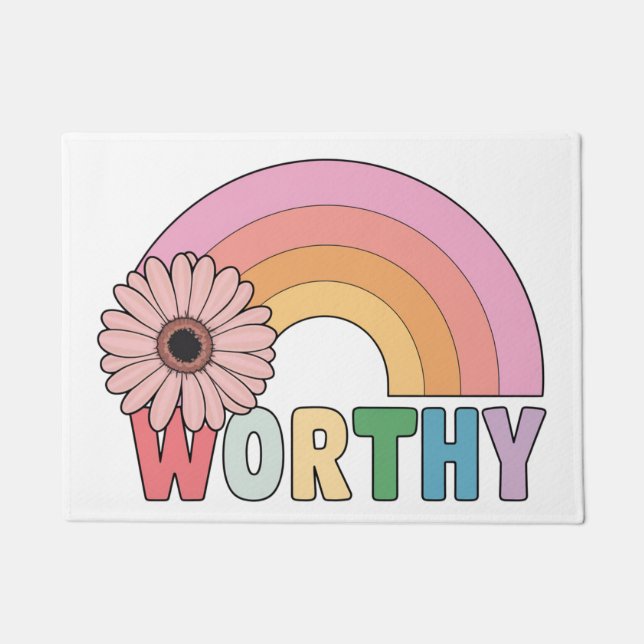 Tapete Worthy Rainbow Bloom (Frente)