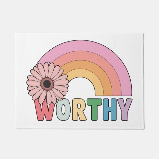 Tapete Worthy Rainbow Bloom (Frente)