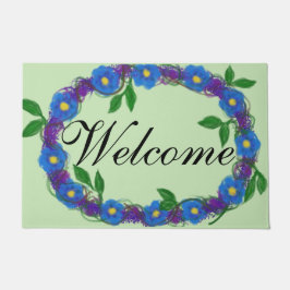 Tapete Wreath Azul Violeta Floral