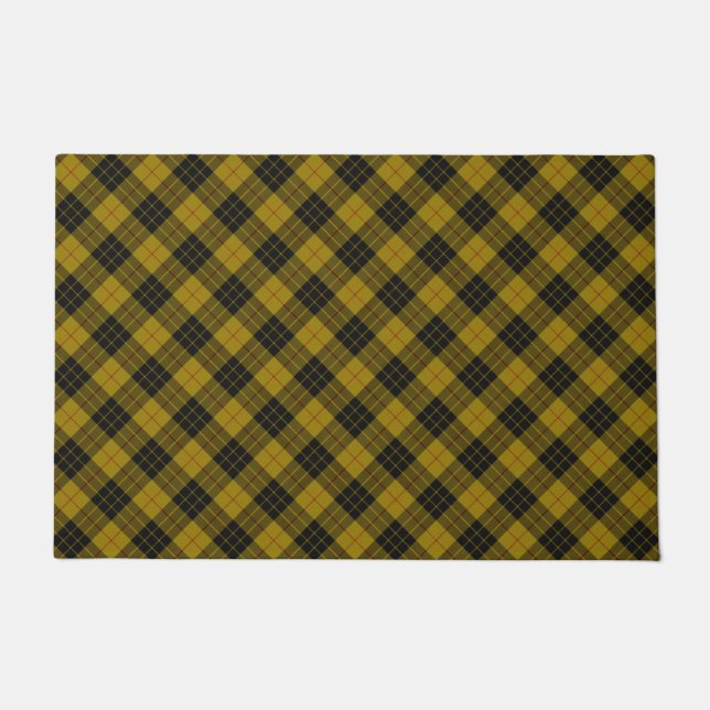 Tapete Xadrez amarela de tartan MacLeod (Frente)