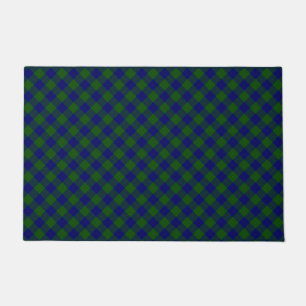 Tapete xadrez azul verde Barclay tartan
