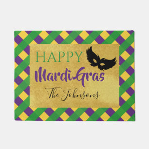 Tapete Xadrez Buffalo - Estilo de Mardi Gras