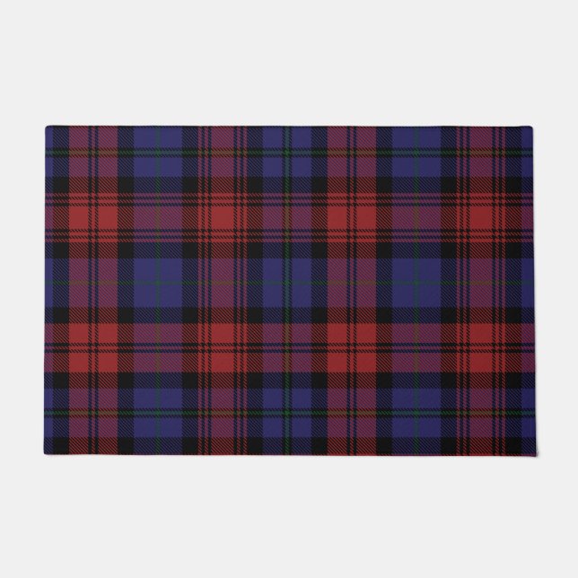 Tapete Xadrez Clan MacLachlan Red Purple Check Tartan (Frente)