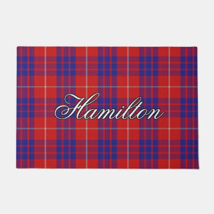 Tapete Xadrez de Tartan escocesa de Hamilton do clã de