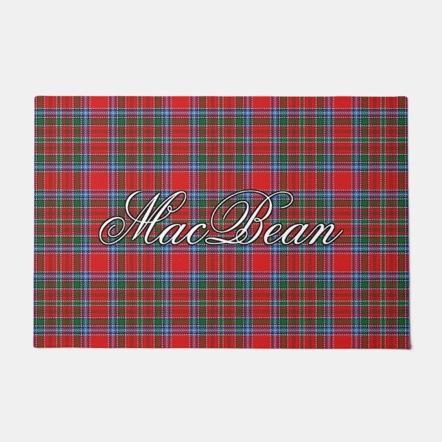 Tapete Xadrez de Tartan escocesa de MacBean MacBain do (Frente)