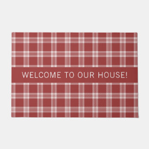 Tapete Xadrez de Texto Personalizada / Padrão de Tartan