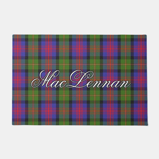 Tapete Xadrez do Scots Vista Clan MacLennan Tartan (Frente)