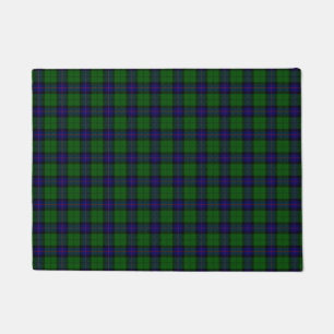 Tapete Xadrez do verde azul do tartan do clã de Armstron