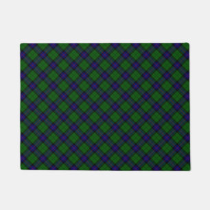 Tapete Xadrez do verde azul do tartan do clã de Armstron