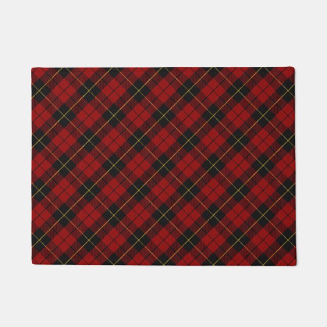Tapete Xadrez Escocês do Clã Wallace Tartan (Frente)