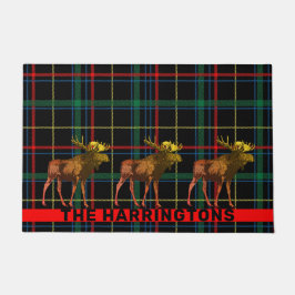 Tapete Xadrez Rustic Walking Moose