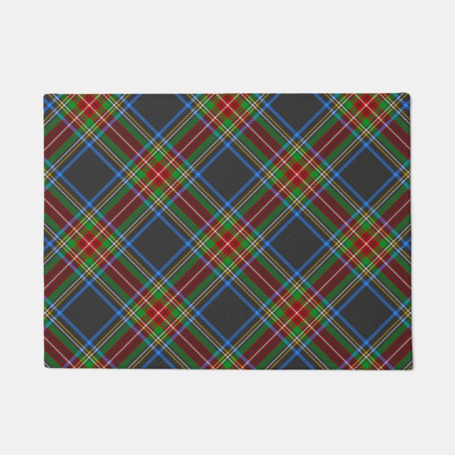 Tapete Xadrez Stewart Stuart Black Clan Tartan (Frente)
