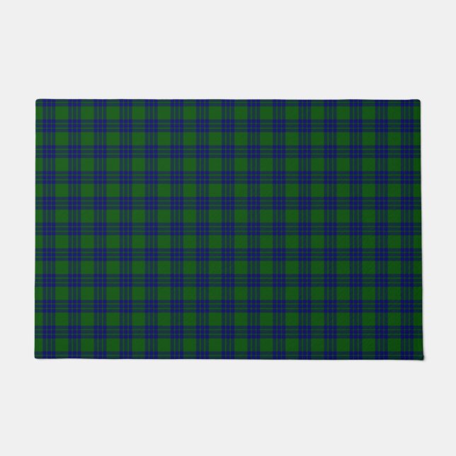 Tapete Xadrez verde-azul-Montgomery tartan (Frente)