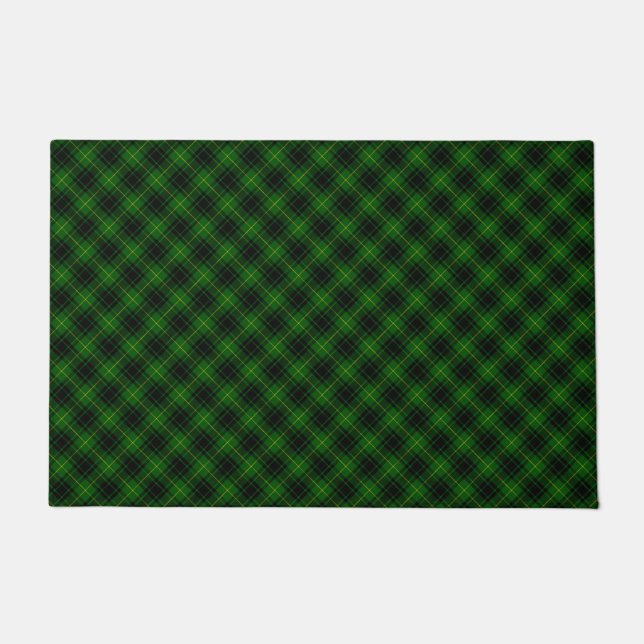 Tapete Xadrez verde MacArthur tartan (Frente)