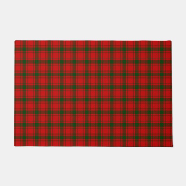 Tapete Xadrez verde tartan tartan MacQuarrie (Frente)