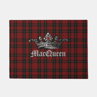 Tapete Xadrez vermelha e preta de MacQueen com a esteira