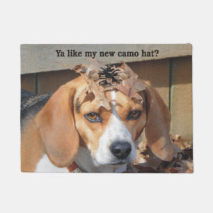 Tapete Ya engraçado gosta de meu chapéu novo do camo? C