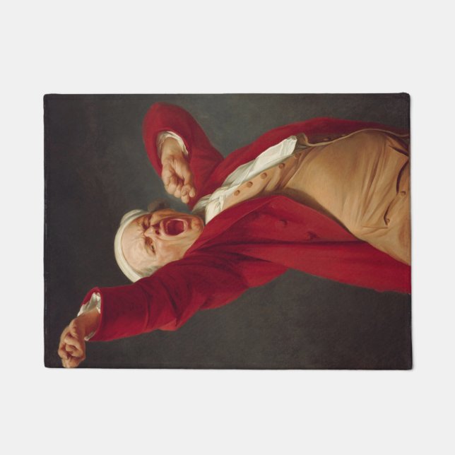 Tapete Yawning Man (autorretrato) (por Joseph Ducreux) (Frente)