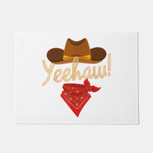 Tapete Yeehaw Western Country Howdy Southern Cowboy Yeh H (Frente)
