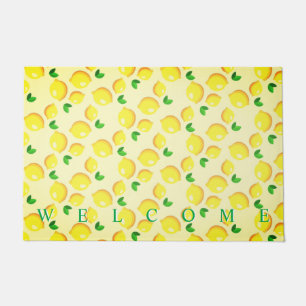 Tapete Yellow Lemons Doormat Welcome
