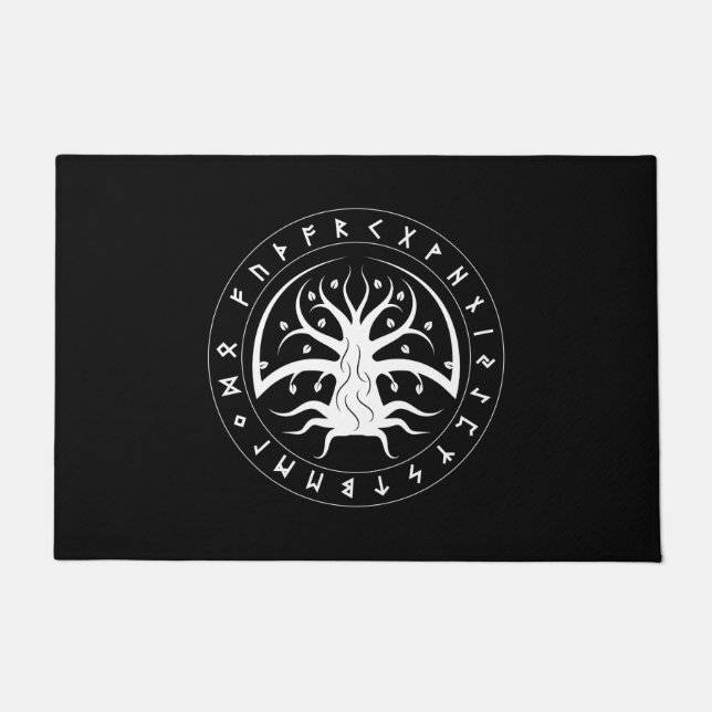 Tapete Yggdrasil Circle Executa Portas (Frente)
