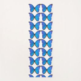 tapete yoga borboleta Azul Morpho