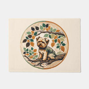 Tapete Yorkie Terrier Dog Yorkshire terroir Flora