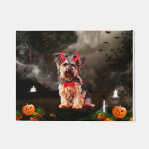 Tapete Yorkshire Terrier Dog no Halloween