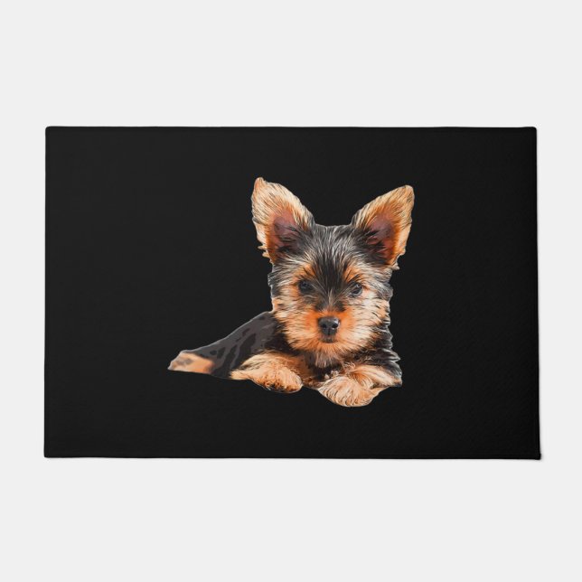 Tapete Yorkshire terrier Yorkie Puppy Dog (Frente)