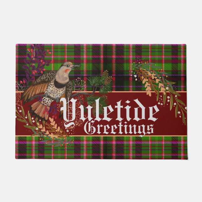 Tapete Yuletide Saudações Norte Flicker (Frente)